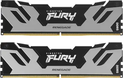 Память DDR5 2x16GB 8000MHz Kingston KF580C38RSK2-32 Fury Renegade XMP RTL Gaming PC5-64000 CL38 DIMM 288-pin 1.45В kit single rank с радиатором Ret