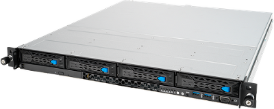 Серверная платформа ASUS RS300-E11-PS4 Rack 1U,1xSocket LGA 1200,4xUDIMM(3200/2933/2666),4xLFF SATA/SAS(upto2xNVMe),2x1GbE,1x350W,ASMB10-iKVM
