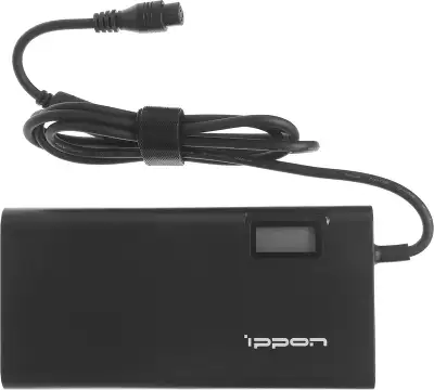 Блок питания Ippon SD90U автоматический 90W 15V-19.5V 11-коннект. 4.5A 2.1A от бытовой электросети LСD индикатор