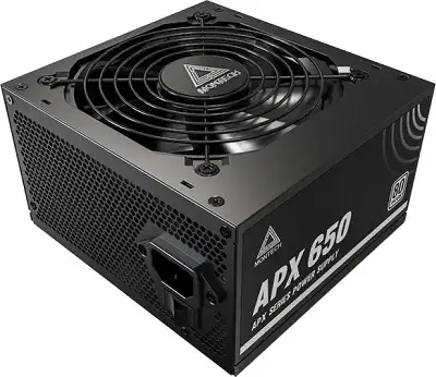Блок питания Montech ATX 650W APX 650 80 PLUS WHITE (20+4pin) APFC 120mm fan 6xSATA RTL