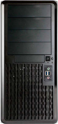 Корпус Midi Tower InWin PE689 Black 2*USB 3.0+Fan+Audio+2SATA ATX RACKMOUNT*(без блока питания)
