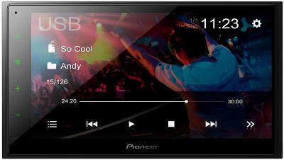 Автомагнитола Pioneer DMH-A345BT 2DIN 4x50Вт 6.8" ПДУ RDS