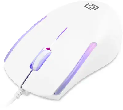Мышь Оклик 245M белый оптическая 1000dpi USB 3but (471480)