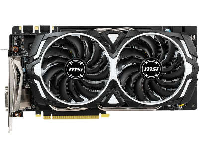 Видеокарта MSI nVidia GeForce GTX1060 ARMOR 6GD5X OC 6Gb DDR5X PCI-E DVI, HDMI, 3DP