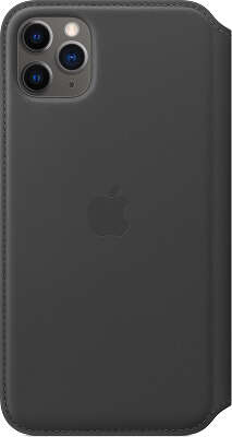Кожаный чехол для iPhone 11 Pro Max Apple Leather Folio, Black [MX082ZM/A]