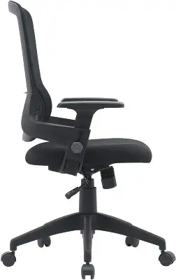 Кресло Cactus CS-MC313-BK черный сетка/ткань низк.спин. крестов. пластик пластик черный