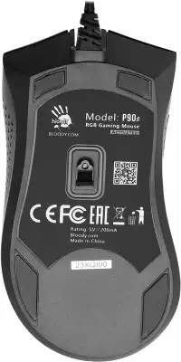 Мышь A4Tech Bloody P90s черный оптическая 8000dpi USB 7but (P90S STONE BLACK)