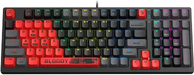 Клавиатура A4Tech Bloody S98 механическая красный USB for gamer LED (SPORTS RED) кабель 1.8м