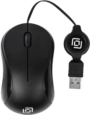 Мышь Оклик 115SR черный оптическая 1000dpi USB для ноутбука 3but (492888)
