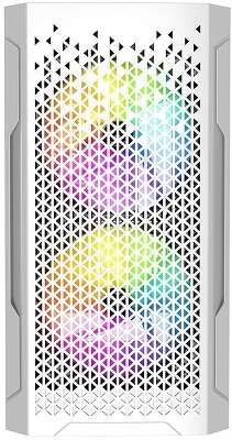 Корпус PowerCase Mistral Micro Z3W Mesh LED, белый, mATX, Без БП (CMIMZW-L3)