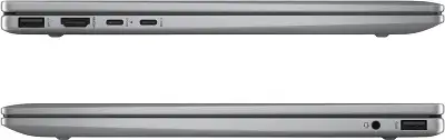 Ноутбук HP Envy x360 14-fa0004ci Ryzen 5 8640HS 16Gb SSD512Gb AMD Radeon Graphics 14" IPS Touch WUXGA (1920x1200) Windows 11 Home silver WiFi BT Cam (A1AA5EA)