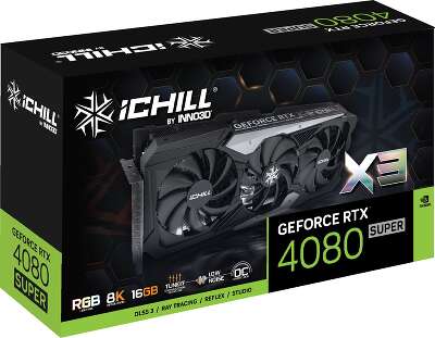 Видеокарта Inno3D NVIDIA nVidia GeForce RTX 4080 Super iChill X3 16Gb DDR6X PCI-E HDMI, 3DP