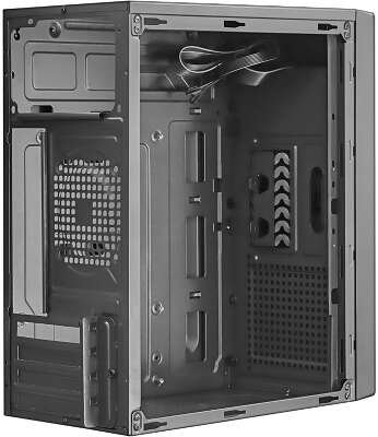 Корпус Ginzzu B180 (400W), черный, mATX, 400W (B180 400W)