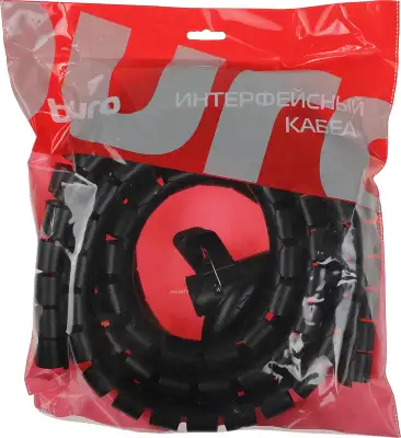 Кабельный органайзер Buro BU-CABORG-3X300 Spiral Hose 30x3000мм черный