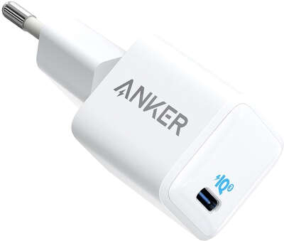 Зарядное устройство Anker PowerPort 3 Nano 20W USB-C, White [A2633G22]