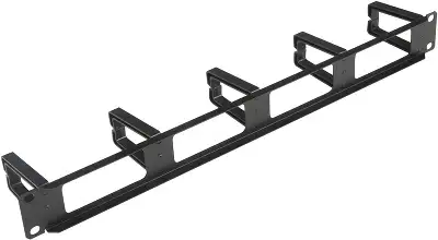 Кабельный органайзер Горизонтальный Hyperline CM-1U-PL односторонний кольца 1U шир.:19