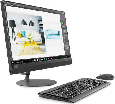 Моноблок Lenovo AIO 520-24ICB 23.8" FHD i5-8400T 1.7/4/1000/16 SSD/R 530 2G/Multi/WF/BT/Cam/Kb+Mouse/W10