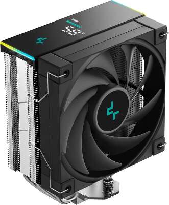 Кулер для процессора DEEPCOOL AK400 G2 DIGITAL NYX LGA1851/1700/1200/115X/AM5/AM4 (12шт/кор, TDP 220W, PWM, Fan 120mm, 4 тепл. трубки, черный) RET (R-AK400G2-BKNNMN-GJD-1)