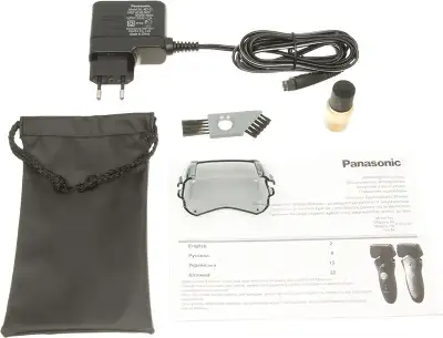 Бритва сетчатая Panasonic ES-GA21 реж.эл.:3 питан.:аккум. черный/серый