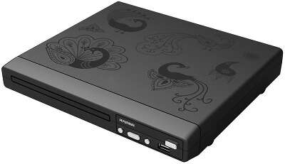 Плеер DVD Hyundai H-DVD120 черный ПДУ