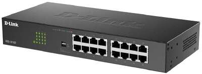 D-Link DGS-1016D/J1A Неуправляемый коммутатор с 16 портами 10/100/1000Base-T