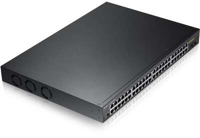 Коммутатор Zyxel GS1900-48HP GS1900-48HP-EU0101F 24G 2SFP 24PoE 170W управляемый