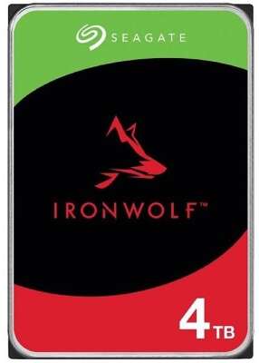 4TB Seagate Ironwolf (ST4000VN006) {SATA 6.0Gb/s, 5400 rpm, 256mb buffer, 3.5", для NAS}