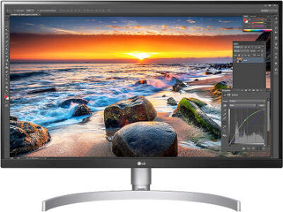 Монитор 27" LG 27UL850-W IPS UHD HDMI, DP USB-Hub белый