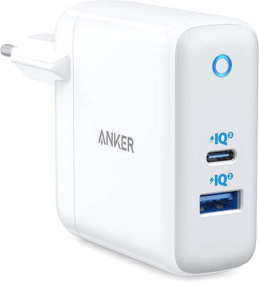 Зарядное устройство Anker PowerPort Atom III USB-С/USB 60 Вт, White [A2322G21]