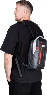 Рюкзак Piquadro Urban CA6801UB00/GRN серый/черный кожа