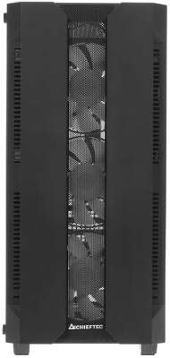 Корпус Chieftec Hunter, черный, ATX, Без БП (GS-01B-OP)