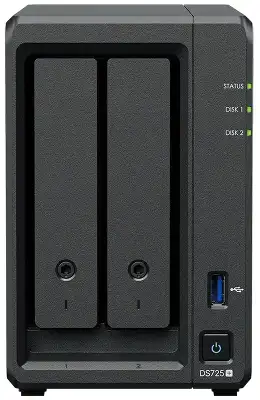 СХД настольное исполнение 2BAY NO HDD DS725+ SYNOLOGY