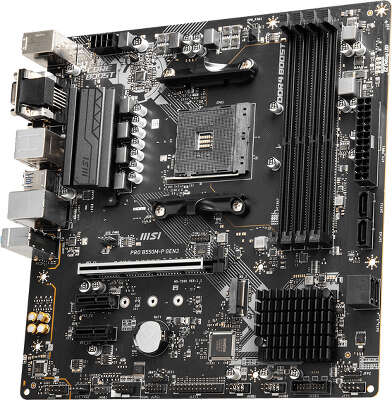Материнская плата mATX LGAAM4 MSI PRO B550M-P GEN3