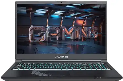 Ноутбук Gigabyte G5 Core i7 13620H 16Gb SSD512Gb NVIDIA GeForce RTX4060 8Gb 15.6" IPS FHD (1920x1080) FreeDOS black WiFi BT Cam (KF5-H3KZ353SD)