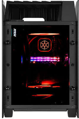 Корпус SilverStone LD03-AF, черный, mini-ITX, Без БП (SST-LD03B-AF)