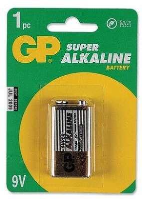 Батарея GP Supercell 1604S 6F22 9V (1шт)