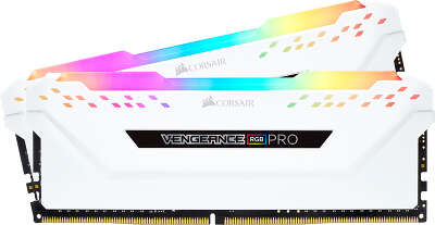 Набор памяти DDR4 DIMM 2x16Gb DDR2666 Corsair Vengeance RGB PRO (CMW32GX4M2A2666C16W)