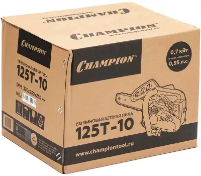 Бензопила Champion 125T-10 700Вт 0.95л.с. дл.шины:10" (25cm)