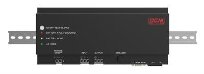 Источник бесперебойного питания Powercom DRU 500VA/300W, DIN Rail, 230V, RS-232, 2 year warranty (1995967)