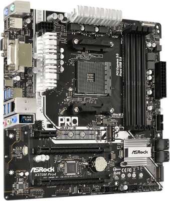 Материнская плата microATX LGAAM4 ASRock X370M Pro4