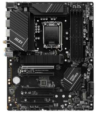 MSI PRO B760-P WIFI DDR4 {B760, LGA1700, 4DDR4, 5PCI-Ex16, 3M.2, 4SATA3.0, 3USB3.2 Gen2, 3USB3.2 , Gen1}