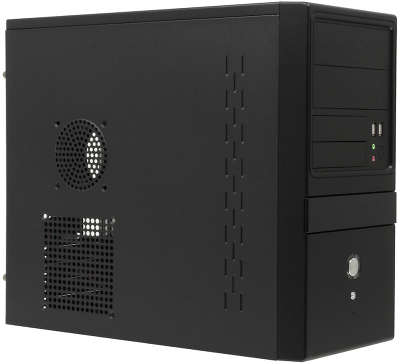 Корпус Formula FM-504D черный 400W mATX 1x92mm 2xUSB2.0