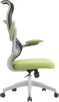 Кресло Cactus CS-GMC505-GYGN черный сиденье салатовый сетка/ткань крестов. пластик пластик серый