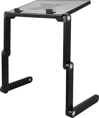 Стол для ноутбука Cactus CS-LS-T8-C черный 26x38см