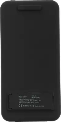 Мобильный аккумулятор Cactus CS-PBFSQT-10000 10000mAh QC/PD 18W 3A USB-A/USB-C беспров.зар. черный