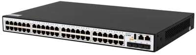 SNR SNR-S2989G-48TX Управляемый коммутатор уровня 2+, 48 портов 10/100/1000Base-T, 4 порта 1/10G SFP+, VSF HA, встроенный БП ~220V AC