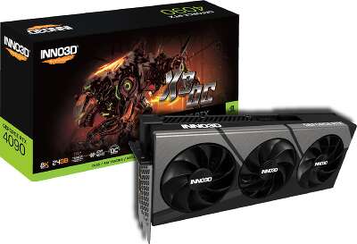 Видеокарта Inno3D NVIDIA nVidia GeForce RTX 4090 X3 OC 24Gb DDR6X PCI-E HDMI, 3DP