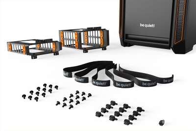Корпус be quiet! SILENT BASE 601 WINDOW ORANGE, черный/оранжевый, EATX, Без БП (BGW25)