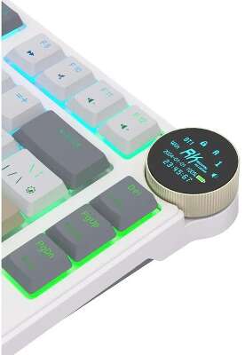 Клавиатура Royal Kludge RK N80 Pearly Dawn USB/2.4 GHz/Bluetоoth, RGB, Hot Swap, Red switch