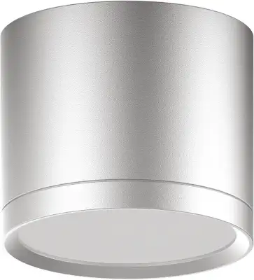 Светильник Gauss Overhead потолоч. 10Вт 4100K цв.св.:белый нейтральный серебристый (HD020)